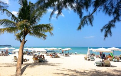 beach white sand thailand holiday 261574
